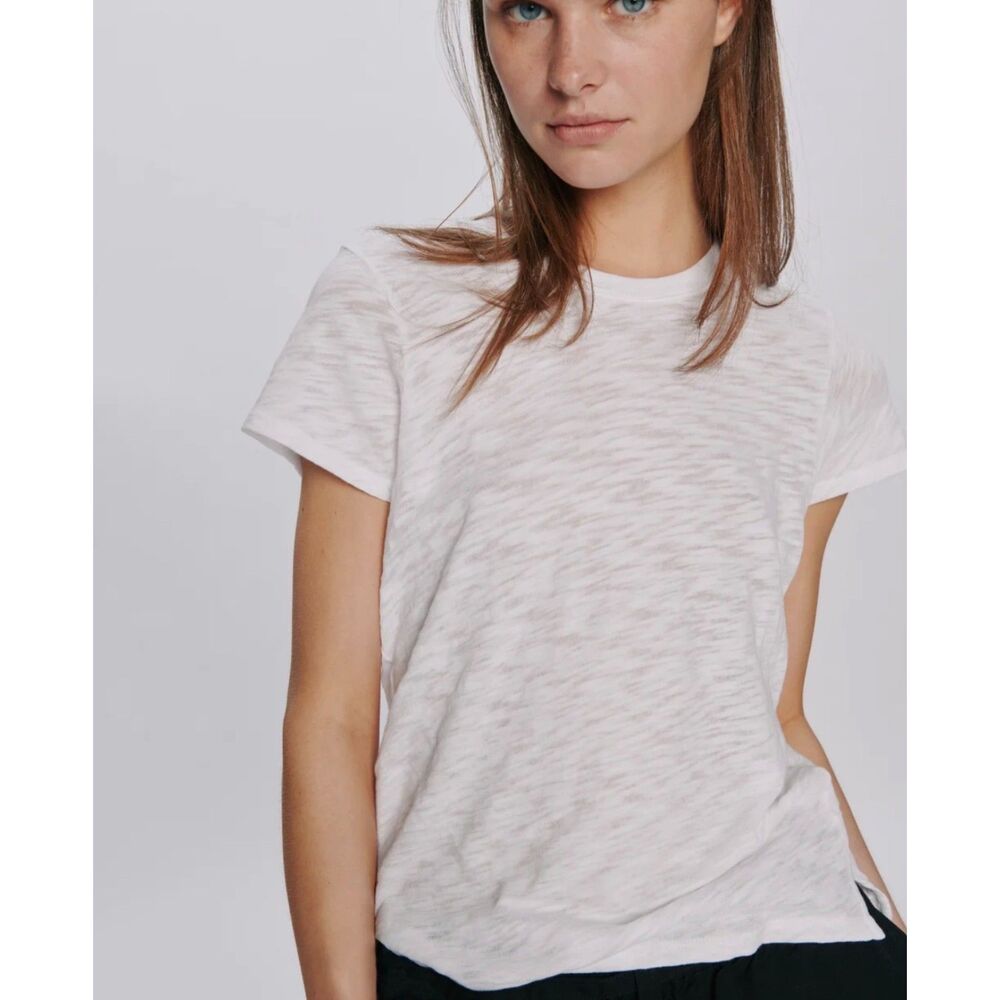 ATM Slub Jersey Schoolboy Crew Neck Tee white medium basic capsule